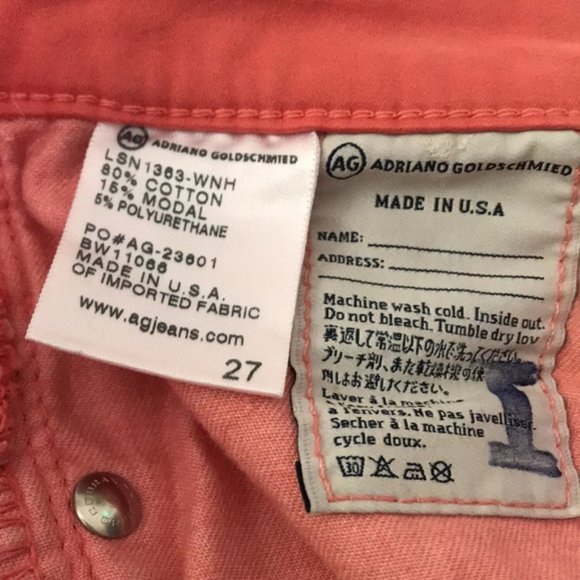 AG Jeans Prima Sateen Mid-Rise Crop Pants - Picture 8 of 10